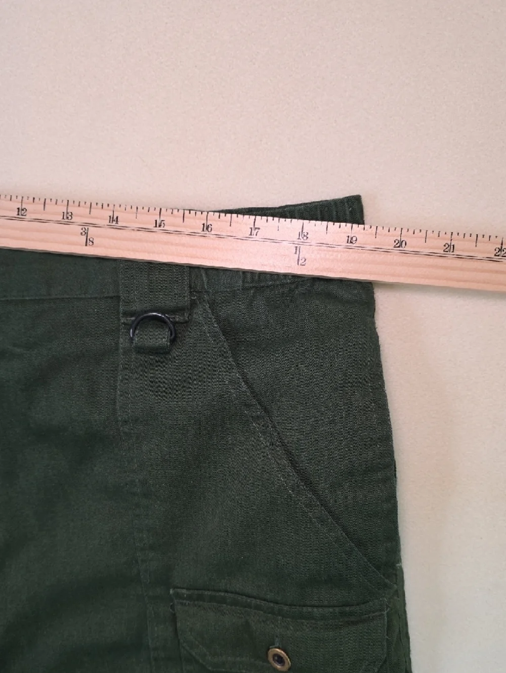 Haband Men's Shorts‎ Size 40 Forest Green Cargo Cotton